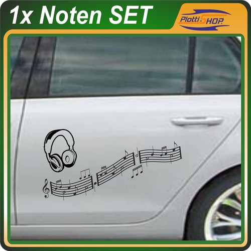 Noten kopfhörer - noten,