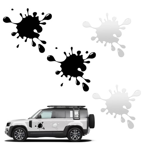 Auto aufkleber farbklecks - auto,