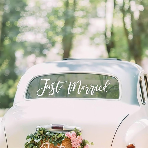 Hochzeitsauto-Aufkleber