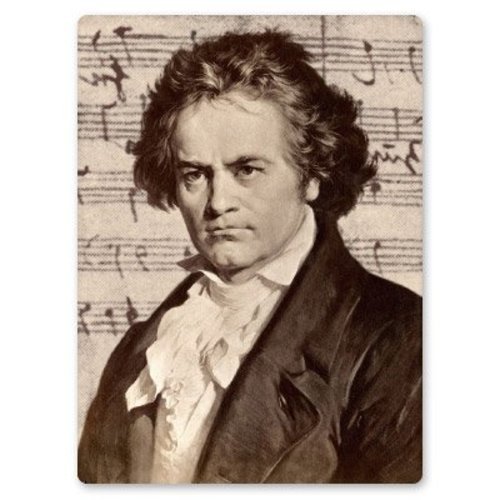 Autoaufkleber beethoven noten - autoaufkleber,