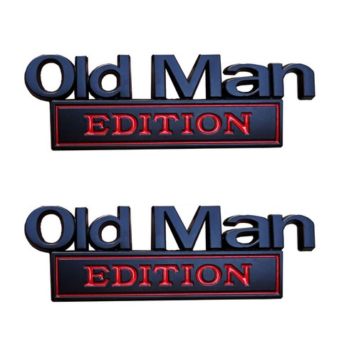 Old man edition emblem - 3d,