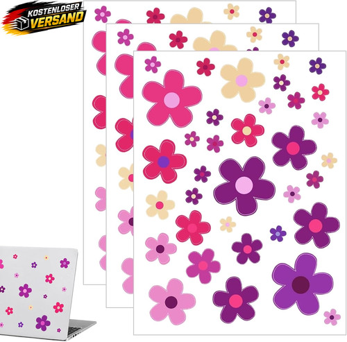 Blumen aufkleber set für - aufkleber,
