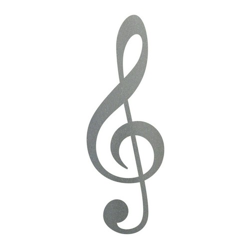 Violinschlüssel 25cm silber