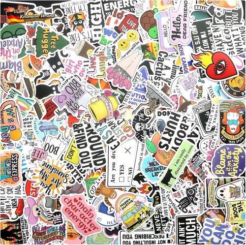Lustige sticker set für - sticker,