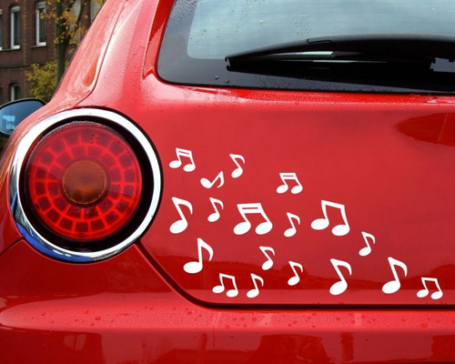 Musiknoten aufkleber musik - musiknoten,