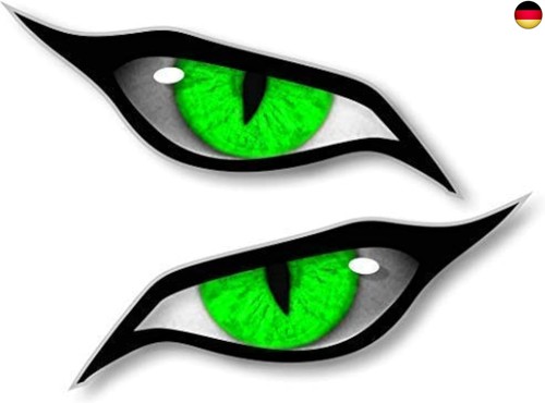 Paar evil eyes mit - evil, grünem