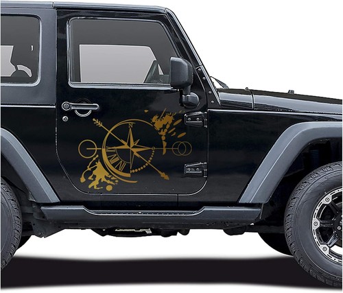 Autoaufkleber kompass offroad - autoaufkleber,